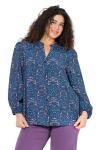 Блуза Ulla Popken, синий - фото 2