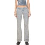 Низкие расклешенные джинсы Acne Studios, синий - фото 5