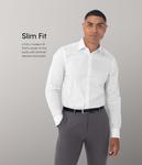 Мужские рубашки Calvin Klein Slim Fit Non Iron Solid, Iris - фото 5