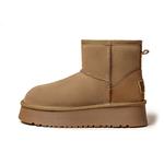 Зимние сапоги Snowelf женские, 13 см, верблюжий цвет, на плоской подошве - фото 2