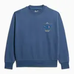 Толстовка Superdry Luxe Metallic Logo Loose, синий - фото 3