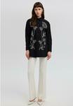 Блуза Touché Privé CONTRAST EMBROIDERED, Black - фото 2