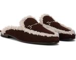 Лоферы Sam Edelman Linnie Cozy, цвет Cafe Noir Shearling - фото