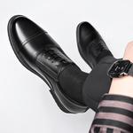 Мужские черные туфли Shanpijiang, черные (без шнуровки) - фото 4