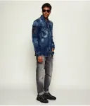 Кожаные кроссовки Sprinter Dsquared2, черный - фото 2