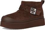 Ботинки Tory Burch Women's Mellow Shearling Platform Boot, Dark Cocoa Tmono/Silver - фото 7