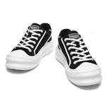 Низкие кеды из холста мужские черно-белые OSHRT - фото 4