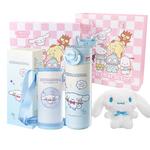 Термостакан Kulomi Sanrio, синий cinnamoroll+large plush toy+box - фото