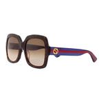 Солнцезащитные очки квадратной формы GUCCI, tortoiseshell - фото 5