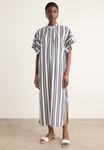 Платье-рубашка STRIPED CAFTAN DRESS GANT, темно-синий - фото