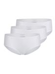 Трусики невидимые мягкие в упаковке, 3 штуки. Schiesser, белый - фото 3