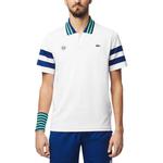 LACOSTE Поло Daniel Medvedev Collaboration, мужская, белая - фото 4