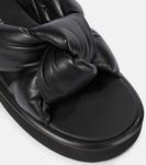 Кожаные сандалии Miu Miu, Nero - фото 6