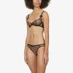 Сетчатые трусы средней посадки Lorna Agent Provocateur, черный - фото 2