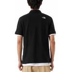 Рубашка поло унисекс черная The North Face, черный - фото 6