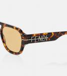 Fendigraphy авиаторские солнцезащитные очки Fendi - фото 2