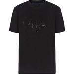Футболка с принтом логотипа ARMANI EXCHANGE, черная - фото 2