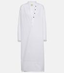 Платье миди brom из хлопка Khaite, белый - фото