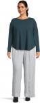 Топ Eileen Fisher Round Neck Boxy Top, цвет Alpine - фото 5