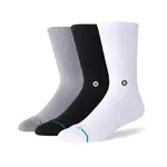 Набор унисекс носков Crew Stance, черный/белый/серый3 Pack - фото