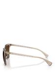 RA5328 квадратные солнцезащитные очки Ralph Lauren, Beige/Brown Gradient - фото 3
