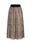 Юбка А-силуэта LONGFORM MIT LEOPRINT UND GUMMIBAND Cloud 5ive, бежевый - фото 8