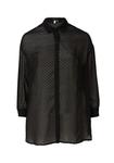 Блуза QS Button-down blouse, Schwarz/Black - фото 6