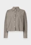 Блуза GAP STRAIGHT HEM CROPPED SHIRT, Brown - фото 5