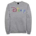 Мужской свитшот с логотипом Disney Rainbow Licensed Character - фото