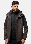 Куртка Jack Wolfskin ROMBERG 3IN1, Peat/Brown - фото 9