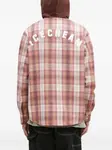 Клетчатая рубашка с капюшоном ICECREAM, красный - фото 2