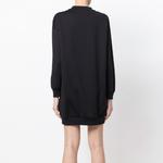 MOSCHINO Женское черное платье с длинными рукавами - фото 5