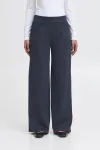 Ihkate sus long wide pa2 trousers Ichi, Total Eclipse - фото 2