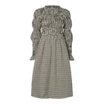 Платье Yas Chemma long sleeve midi, зеленый - фото