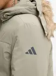 Куртка с капюшоном Adidas, зеленый - фото 4