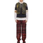 Клетчатые брюки Givenchy, красный - фото 4