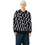 Свитер мужской Kenzo Letter Logo, черный / белый - фото 3