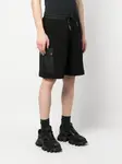 Шорты с нашивкой-логотипом MONCLER, черный - фото 3