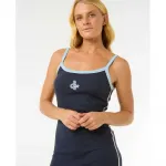 Платье Rip Curl Las Dalias Rib sleeveless short, синий - фото 4