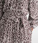 Платье миди Eclipse с принтом в сборку Melissa Odabash, Ikat - фото 5