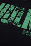 Хлопковая футболка с надписью «Халк» Marvel, черный - фото 4