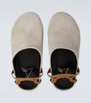 Федайя замшевые клоги Roa, Grey - фото 4