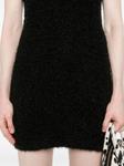 Фактурное платье мини Ioana Ciolacu, черный - фото 5