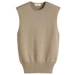 Вязаный жилет Бернса Entire Studios, middle серый - фото