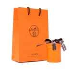 HERMES Шелковый шарф Unisex Yellow - фото 3