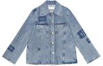 GANNI Джинсовая куртка, Medium Blue Gray - фото