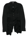 Куртка с драпировкой Comme des Garçons Homme Plus, черный - фото