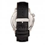 Автоматические часы Bauer с полускелетоном и кожаным ремешком Reign, черный - фото 2