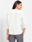 Хлопковая блузка цвета экрю WITT WEIDEN - фото 2
