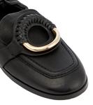 Кожаные мокасины с декором Hana See By Chloé, черный - фото 6